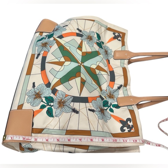 Tory Burch Ella Printed Floral Tote Bag - Picture 9 of 9